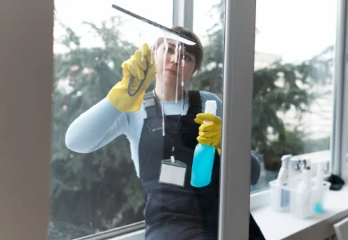 Nettoyage de vitres intérieures et extérieures à Brû